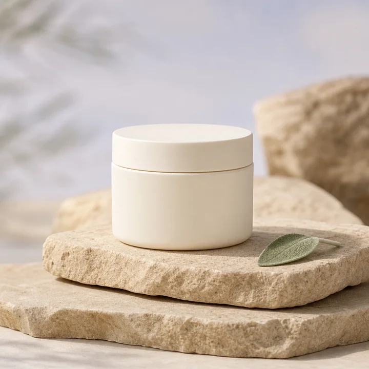 Botol moisturizer sebagai contoh produk katalog Byzhop